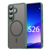 Handyhülle für Samsung Galaxy S26 Magnet Case Schutzhülle Kratzfest in Grün