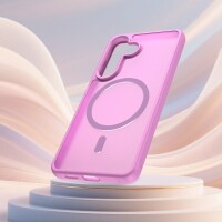 Handyhülle für Samsung Galaxy S26 Magnet Case Schutzhülle Kratzfest in Pink