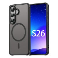 Handyhülle für Samsung Galaxy S26 Magnet Case Schutzhülle Kratzfest in Schwarz