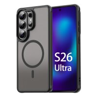 Handyhülle für Samsung Galaxy S26 Ultra Magnet Case Schutzhülle Kratzfest in Schwarz