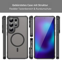 Handyhülle für Samsung Galaxy S26 Ultra Magnet Case Schutzhülle Kratzfest in Schwarz