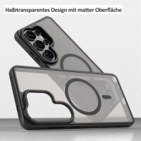 Handyhülle für Samsung Galaxy S26 Ultra Magnet Case Schutzhülle Kratzfest in Schwarz