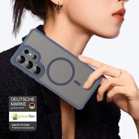 Handyhülle für Samsung Galaxy S26 Ultra Magnet Case Schutzhülle Kratzfest in Blau