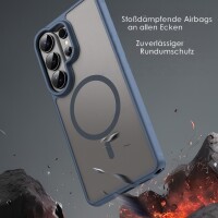 Handyhülle für Samsung Galaxy S26 Ultra Magnet Case Schutzhülle Kratzfest in Blau