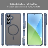 Handyhülle für Samsung Galaxy S26+ Magnet Case Schutzhülle Kratzfest in Blau