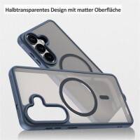 Handyhülle für Samsung Galaxy S26+ Magnet Case Schutzhülle Kratzfest in Blau
