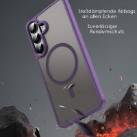 Handyhülle für Samsung Galaxy S26+ Magnet Case Schutzhülle Kratzfest in Lila