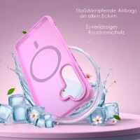 Handyhülle für Samsung Galaxy S26+ Magnet Case Schutzhülle Kratzfest in Pink