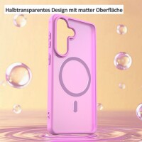 Handyhülle für Samsung Galaxy S26+ Magnet Case Schutzhülle Kratzfest in Pink