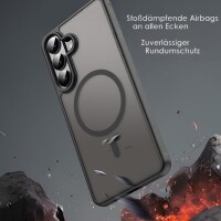 Handyhülle für Samsung Galaxy S26+ Magnet Case Schutzhülle Kratzfest in Schwarz