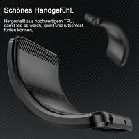 Carbon Hülle für Samsung Galaxy S26 Handyhülle Back Cover Handy Tasche Bumper