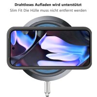 360 Grad Hülle für Google Pixel 10A Fullbody Case Schutzhülle Vorne Hinten Panzer in Schwarz