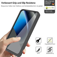 360° Hülle für Google Pixel 10A Rundum vollschutz mit Integriertem Displayschutz Schwarz