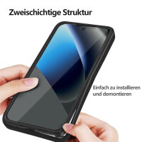 360° Hülle für Google Pixel 10A Rundum vollschutz mit Integriertem Displayschutz Schwarz