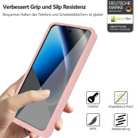 360° Hülle für Google Pixel 10A Rundum vollschutz mit Integriertem Displayschutz Rosa