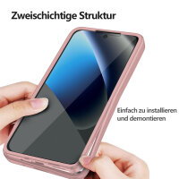 360° Hülle für Google Pixel 10A Rundum vollschutz mit Integriertem Displayschutz Rosa