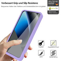 360° Hülle für Google Pixel 10A Rundum vollschutz mit Integriertem Displayschutz Lila