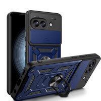 Outdoor Panzer Hülle für Google Pixel 10A Handyhülle mit Kameraschutz Ringhalter Cover Blau