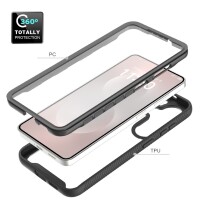 360 Grad Hülle mit eingebautem Displayschutz für Samsung Galaxy S26+ Bumper Schwarz
