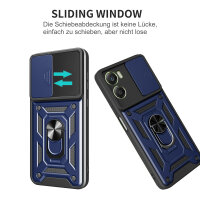 Outdoor Panzer Hülle für Motorola Moto G06 / G06 Power Handyhülle mit Kameraschutz Ringhalter Blau