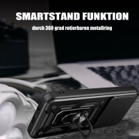 Outdoor Panzer Hülle für Motorola Edge 60 Pro Handyhülle mit Kameraschutz Ringhalter Schwarz