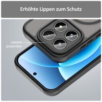 betterfon Matt Case für Xiaomi 17, Handyhülle, Schutzhülle, Kratzfest, Matt-Schwarz