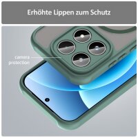 betterfon Matt Case für Xiaomi 17, Handyhülle, Schutzhülle, Kratzfest, Matt-Grün