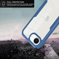 360° Grad Hülle für Apple iPhone 17E vollschutz Integriertem Displayschutz Blau