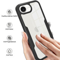 360° Grad Hülle für Apple iPhone 17E vollschutz Integriertem Displayschutz Schwarz
