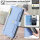 Handykette iPhone 17E Hülle mit Band Handyhülle Kartenfächer PU Leder Umhängetasche Hellblau