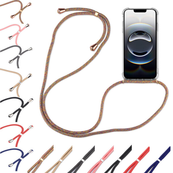 Handykette für Apple iPhone 17 Serie Hülle Handyhülle mit Band Hülle mit Kordel