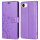 Hülle für iPhone 17E Handy Tasche Handyhülle Schutzhülle Klapphülle Blume Lila
