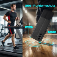 Hülle für Samsung Galaxy S26 5G  RFID Wallet Case Kartenfächern & Standfunktion in PU Leder Schwarz