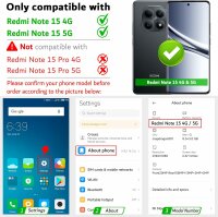 Handykette PU Leder für Xiaomi Redmi Note 15 4G / 5G...