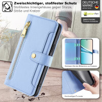 Handykette PU Leder für Xiaomi Redmi Note 15 4G / 5G Hellblau