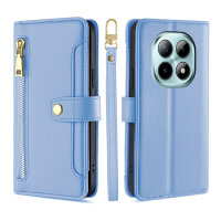 Handykette PU Leder für Xiaomi Redmi Note 15 4G / 5G Hellblau