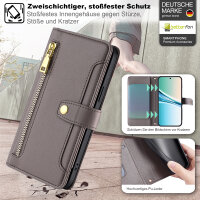 Handykette PU Leder für Xiaomi Redmi Note 15 4G / 5G Grau