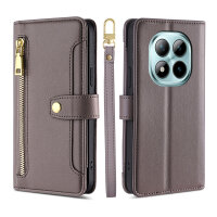 Handykette PU Leder für Xiaomi Redmi Note 15 Pro 4G Grau