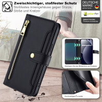 Handykette PU Leder für Xiaomi Redmi Note 15 Pro 5G Schwarz
