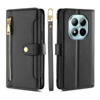 Handykette PU Leder für Xiaomi Redmi Note 15 Pro 5G Schwarz