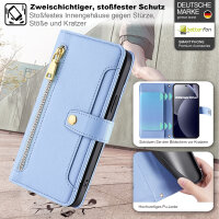 Handykette PU Leder für Xiaomi Redmi Note 15 Pro+ Hellblau
