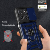 Outdoor Panzer Hülle für Motorola Moto G67 Blau