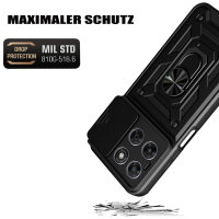 Outdoor Panzer Hülle für Motorola Moto G67 Schwarz