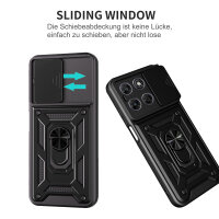 Outdoor Panzer Hülle für Motorola Moto G67 Schwarz