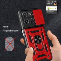 Outdoor Panzer Hülle für Motorola Moto G77 Rot