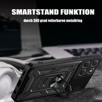 Outdoor Panzer Hülle für Motorola Moto G77 Schwarz