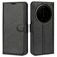 Wallet Case Klapphülle für Xiaomi 17 Ultra Schwarz