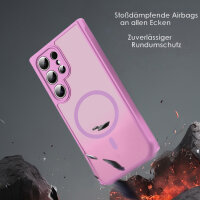 Magsafe Handyhülle für Samsung Galaxy S24 Ultra in Pink