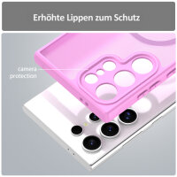 Magsafe Handyhülle für Samsung Galaxy S24 Ultra in Pink