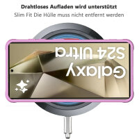 Magsafe Handyhülle für Samsung Galaxy S24 Ultra in Pink